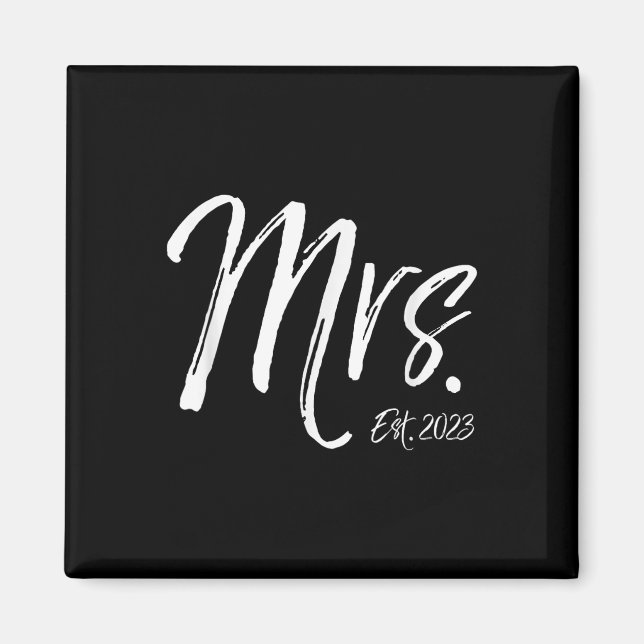 Aimant Cadeau Marié Anniversaire Idée Mariage Mme Es (Devant)