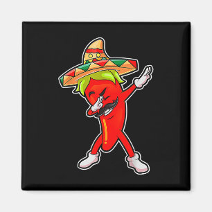 Aimant Cadeau mignon chili poivre mexicain Hot jalapen