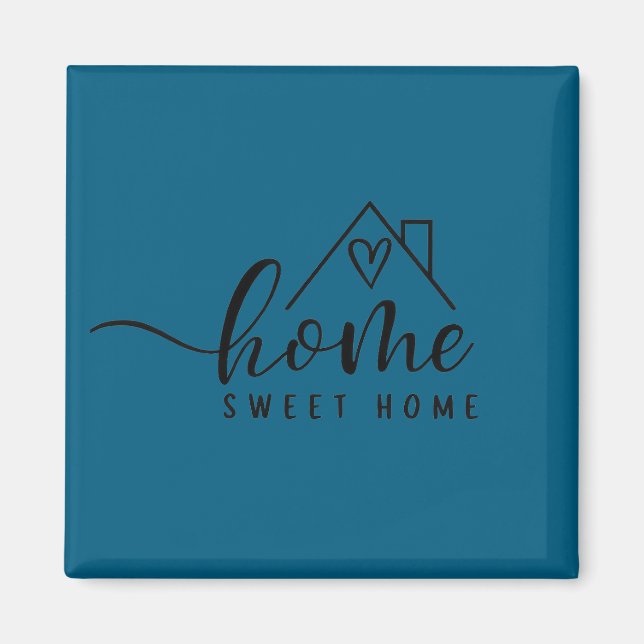Aimant Cadeau Nouvelle Maison - Maison, Douce Maison (Devant)