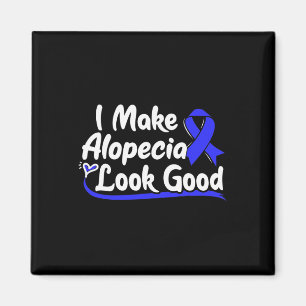 Aimant Cadeau pelade - Sensibilisation à la perte de chev
