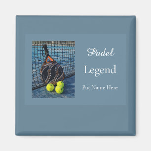 Aimant Cadeau Personnalisé Padel Legend pour Lui