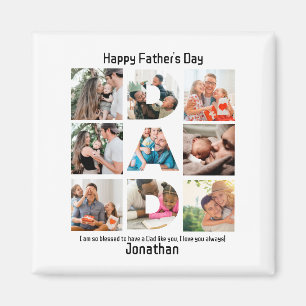 Aimant Cadeau personnalisé pour papa Fête des pères 9 Pho