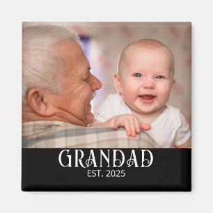 Aimant Cadeau photo aimanté pour l'arrivée de Papi