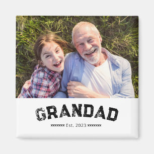Aimant Cadeau Photo de Grand-père