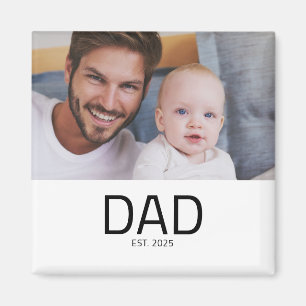 Aimant Cadeau Photo de Papa Fondateur