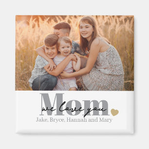 Aimant Cadeau Photo Nous Vous Aimons Maman