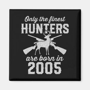Aimant Cadeau pour 18 ans Chasseur de cerfs 18e anniversa