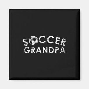 Aimant Cadeau pour grand-père de footballeur cool fan de