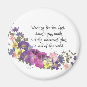 Aimant cadeau pour le volontaire ou le travailleur