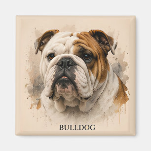 Aimant Cadeau pour propriétaire de Bouledogue Anglais fie