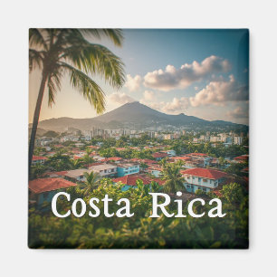 Aimant Cadeau Réfrigérateur Ville Côtière Tropicale Costa