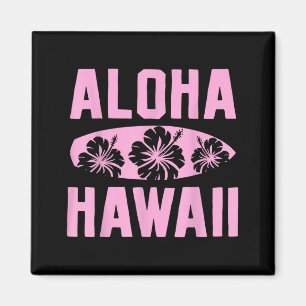 Aimant Cadeau tropical d'été hawaïen Aloha Hawaï