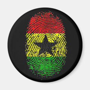 Aimant Cadeaux 100% de fierté d'ADN de Ghanian Ghana