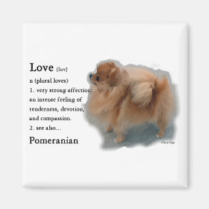 Aimant Cadeaux amoureux de Poméranie