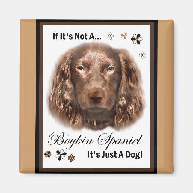 Aimant Cadeaux d'art de Boykin Spaniel (Devant)