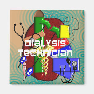 Aimant Cadeaux d'art de technicien de dialyse