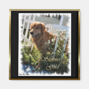 Aimant Cadeaux d'art Golden Retriever