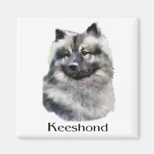 Aimant Cadeaux d'art Keeshond