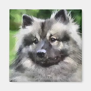 Aimant Cadeaux d'art Keeshond
