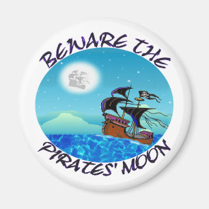 Aimant Cadeaux de bateau de pirate