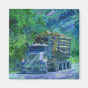 Aimant Cadeaux de CAMIONNEURS d'INSTALLATION de CAMION de