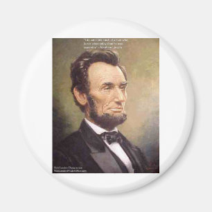 Aimant Cadeaux de citations d'Abe Lincoln "Plus sage" T-s