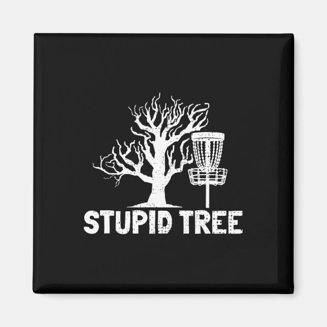 Aimant Cadeaux de dictionnaire de nom d'arbre stupide de  (Devant)