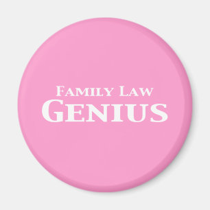Aimant Cadeaux de génie du droit de la famille