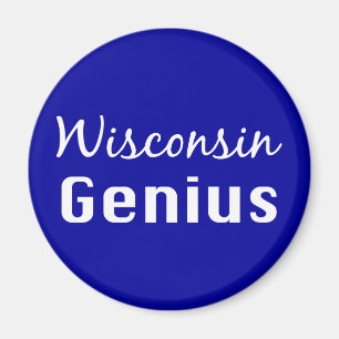 Aimant Cadeaux de génie du Wisconsin