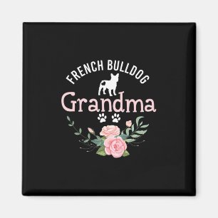 Aimant Cadeaux de grand-mère Bulldog pour amateur de chie