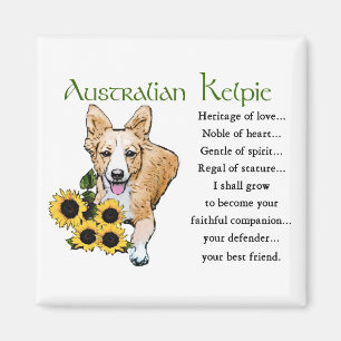 Aimant Cadeaux de Kelpie australien