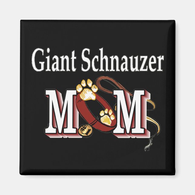 Aimant Cadeaux de maman Schnauzer géant (Devant)