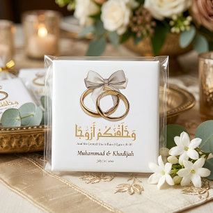 Aimant Cadeaux de mariage personnalisés musulmans islamiq