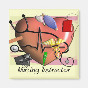Aimant Cadeaux de Merci d'instructeur de soins