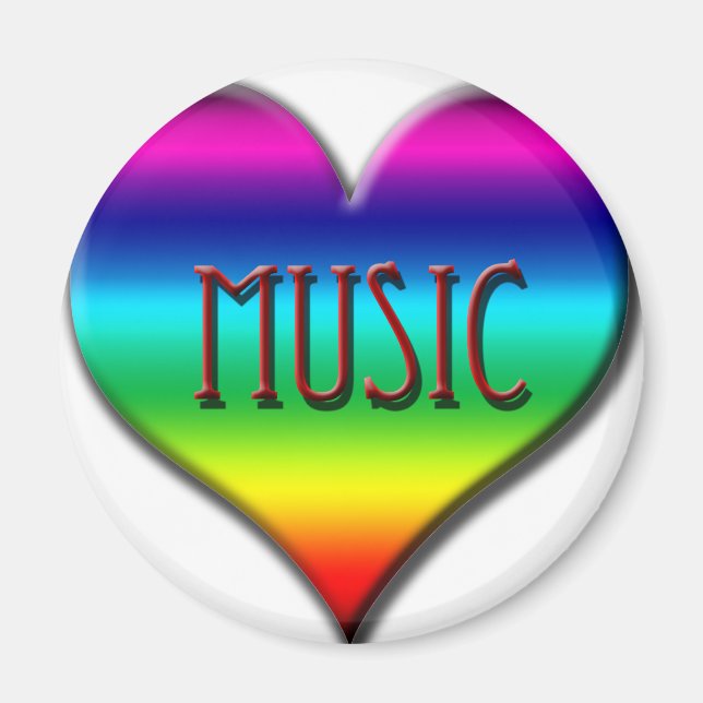 Aimant Cadeaux De Musique ! (Devant)