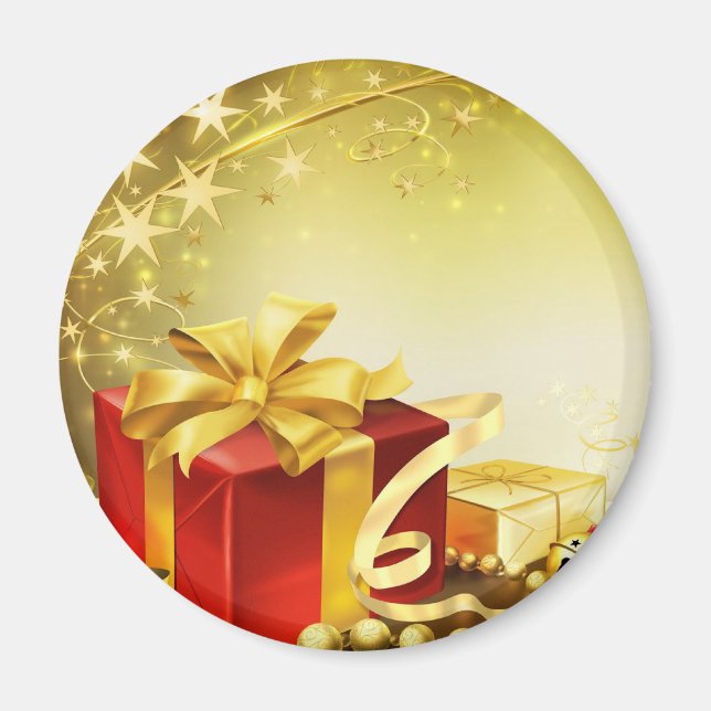Aimant Cadeaux de Noël (Devant)