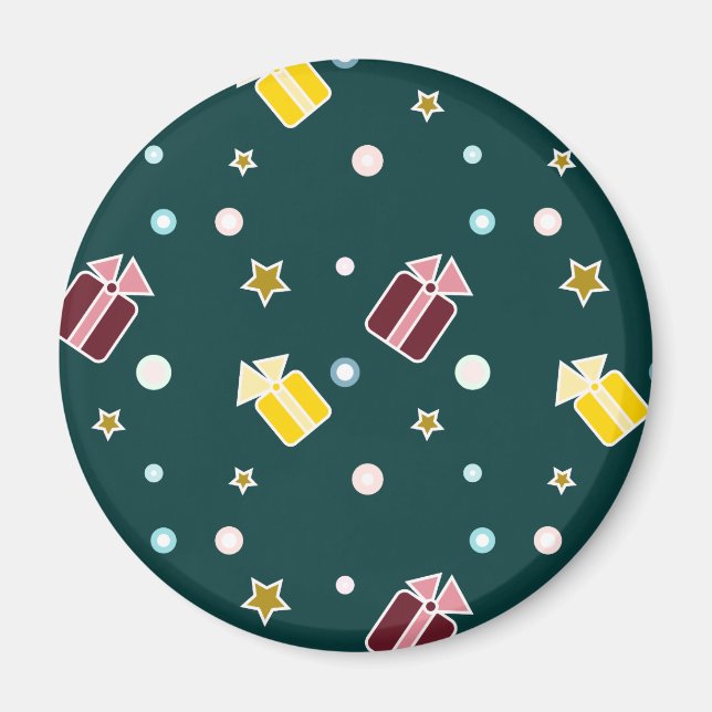Aimant Cadeaux de Noël (Devant)