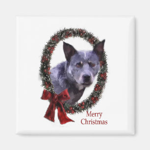 Aimant Cadeaux de Noël de chien de bétail australien