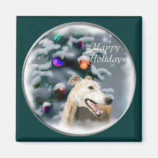 Aimant Cadeaux de Noël Greyhound