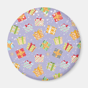 Aimant Cadeaux de Noël motif