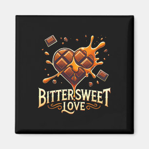 Aimant Cadeaux de Saint-Valentin au chocolat d'amour aigr