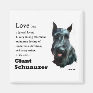 Aimant Cadeaux de Schnauzer géant