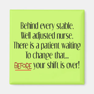 Aimant Cadeaux de soins infirmiers "Derrière chaque infir