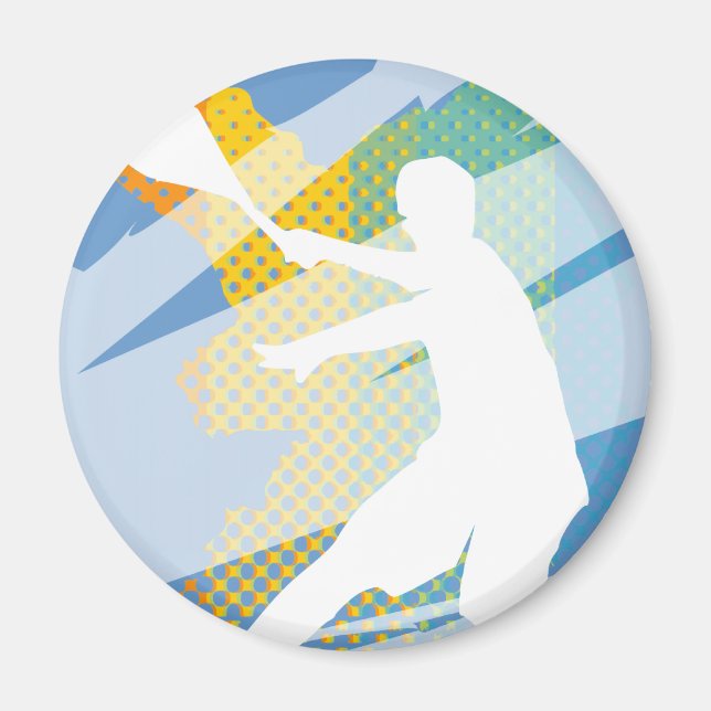 Aimant Cadeaux de tennis pour les joueurs de tennis et le (Devant)