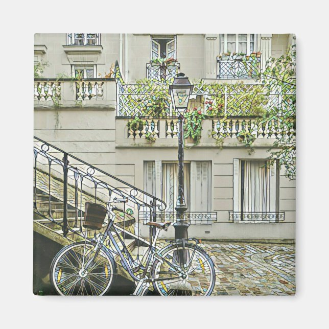 Aimant Cadeaux de vélo de montagne (Devant)