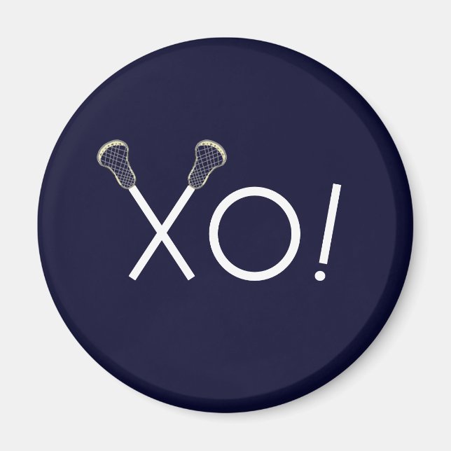 Aimant Cadeaux d'équipe de crosse (Devant)