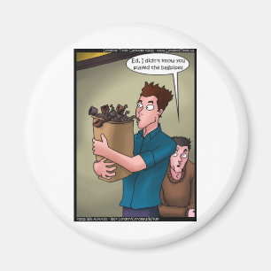 Aimant Cadeaux drôles de cornemuses T-shirts Tasses Carte