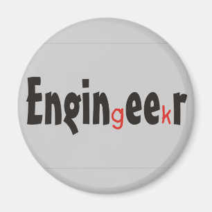 Aimant Cadeaux drôles de "geek" d'ingénieur