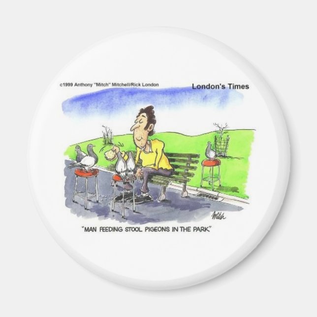 Aimant Cadeaux Drôles de Moutons T-shirts & Collections (Devant)