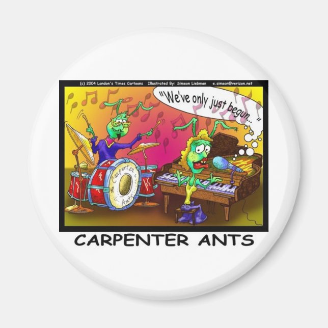 Aimant Cadeaux drôles et objets de collection de fourmis  (Devant)